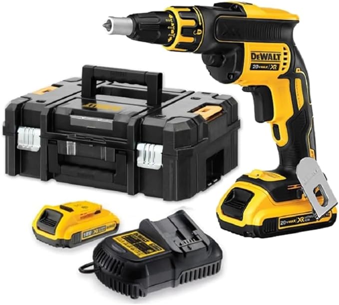 DEWALT DCF620D2-QW Avvitatore per cartongesso 1/4" 2 batterie 18V 2.0Ah