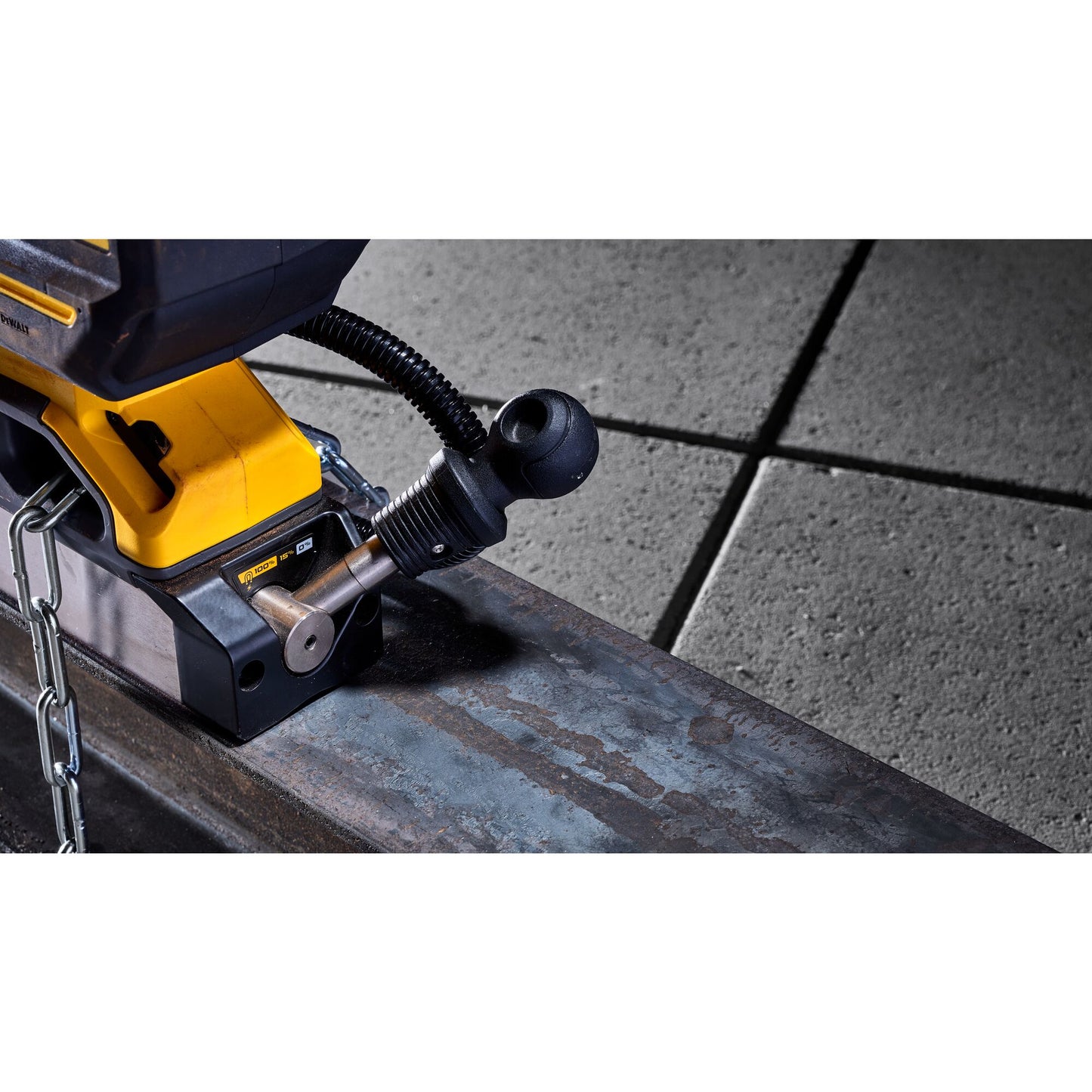 DEWALT DCD1623X2G-QW 18/54V XR Magnetic Drill with Permanent Magnet, 2 XR Flexvolt 9.0Ah "G" series batteries