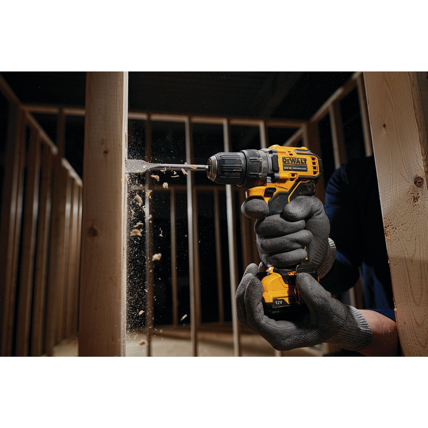 DEWALT DCD701D2-QW 12V XR Brushless Sub-Compact Drill Driver with 2 x 2Ah Lithium Ion Batteries and Kit Box