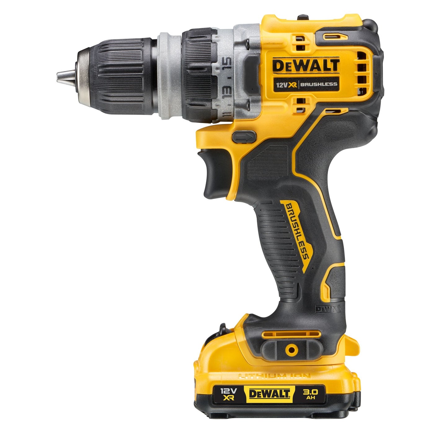 DEWALT DCD703L2T-QW 12V Akku-Bohrschrauber, 4 Köpfe, 2 Akkus 12V 3.0 Ah