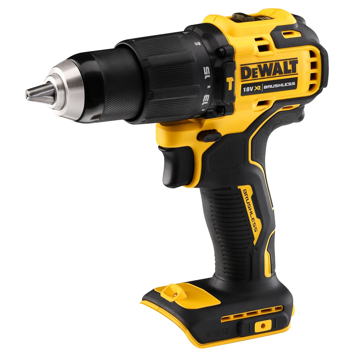DEWALT DCK2062M2T-QW 18V XR Brushless Twin Kit: Compact Hammer Drill Driver DCD709 + 1/4" Impact Driver DCF809 + 2 x 18V 4.0Ah Batteries