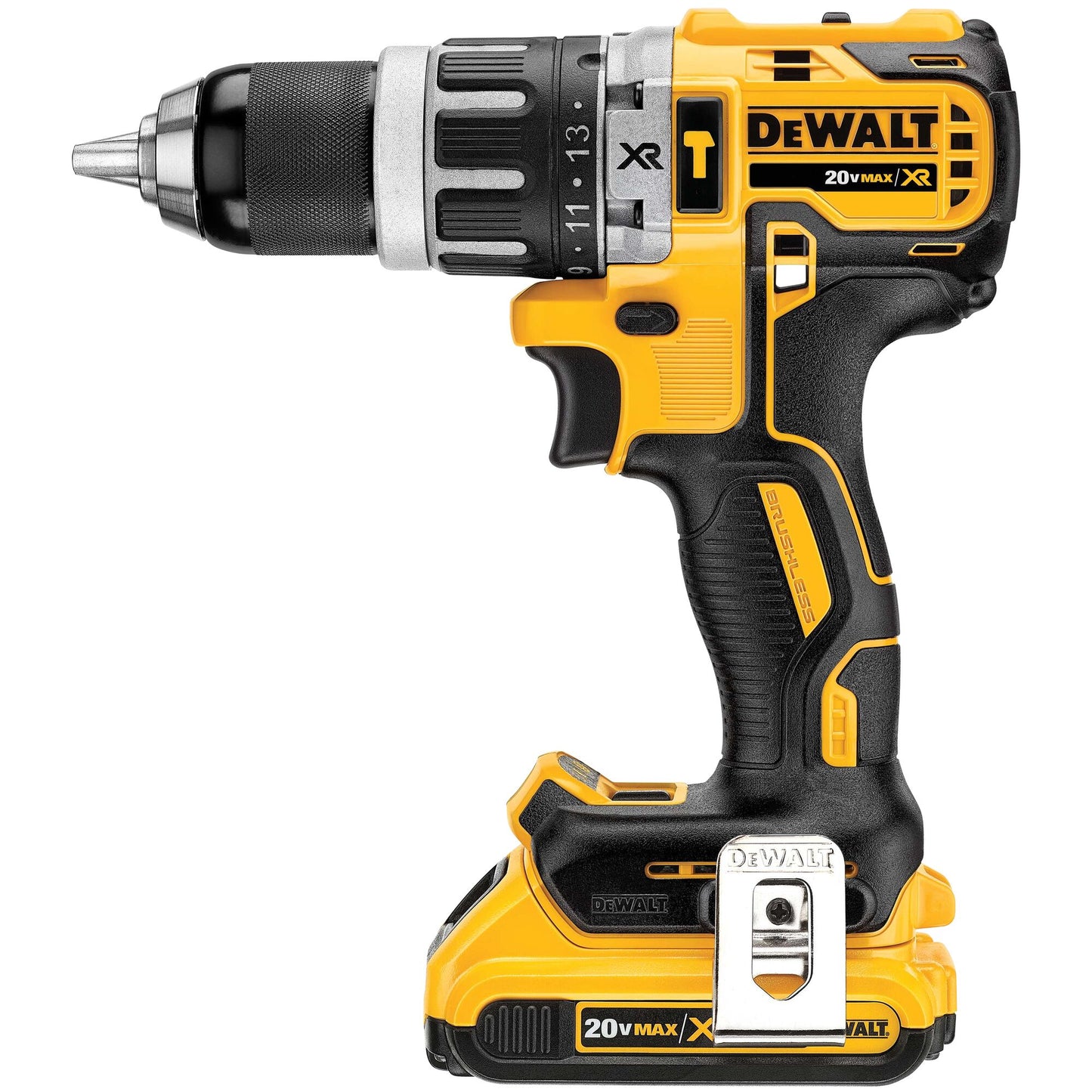 DEWALT DCD796D2-QW Akku-Schlagbohrschrauber (bürstenlos). 2 Akkus 18V 2.0Ah