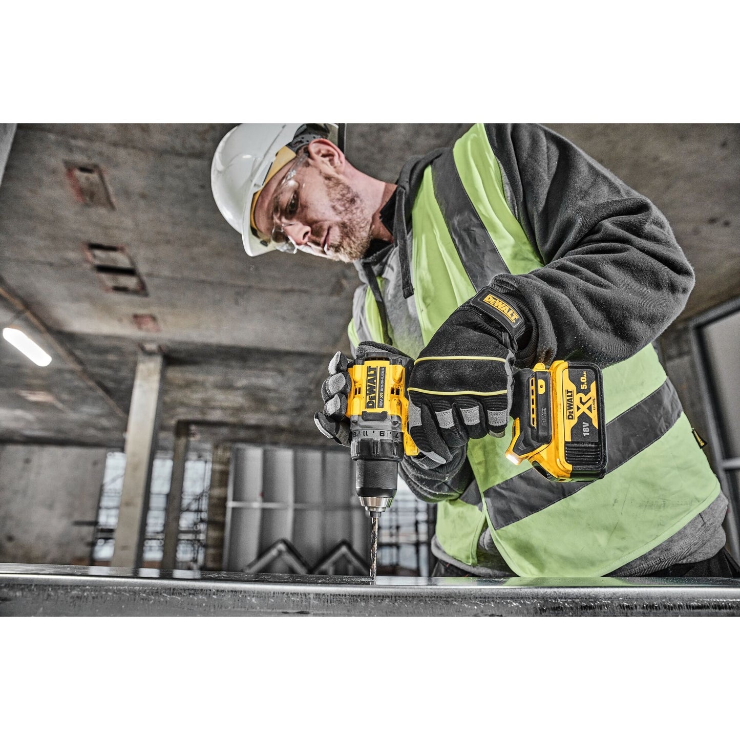 DEWALT DCD800P2T-QW 18V Akku-Bohrschrauber, 2 Akkus 18V 5,0Ah
