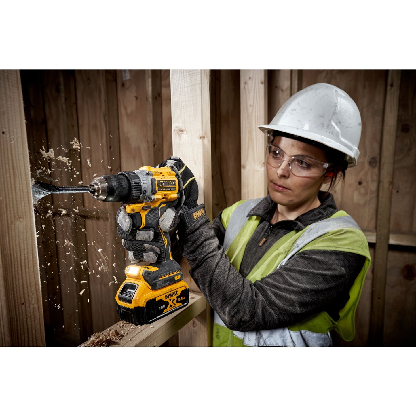 DEWALT DCD800P2T-QW 18V Akku-Bohrschrauber, 2 Akkus 18V 5,0Ah
