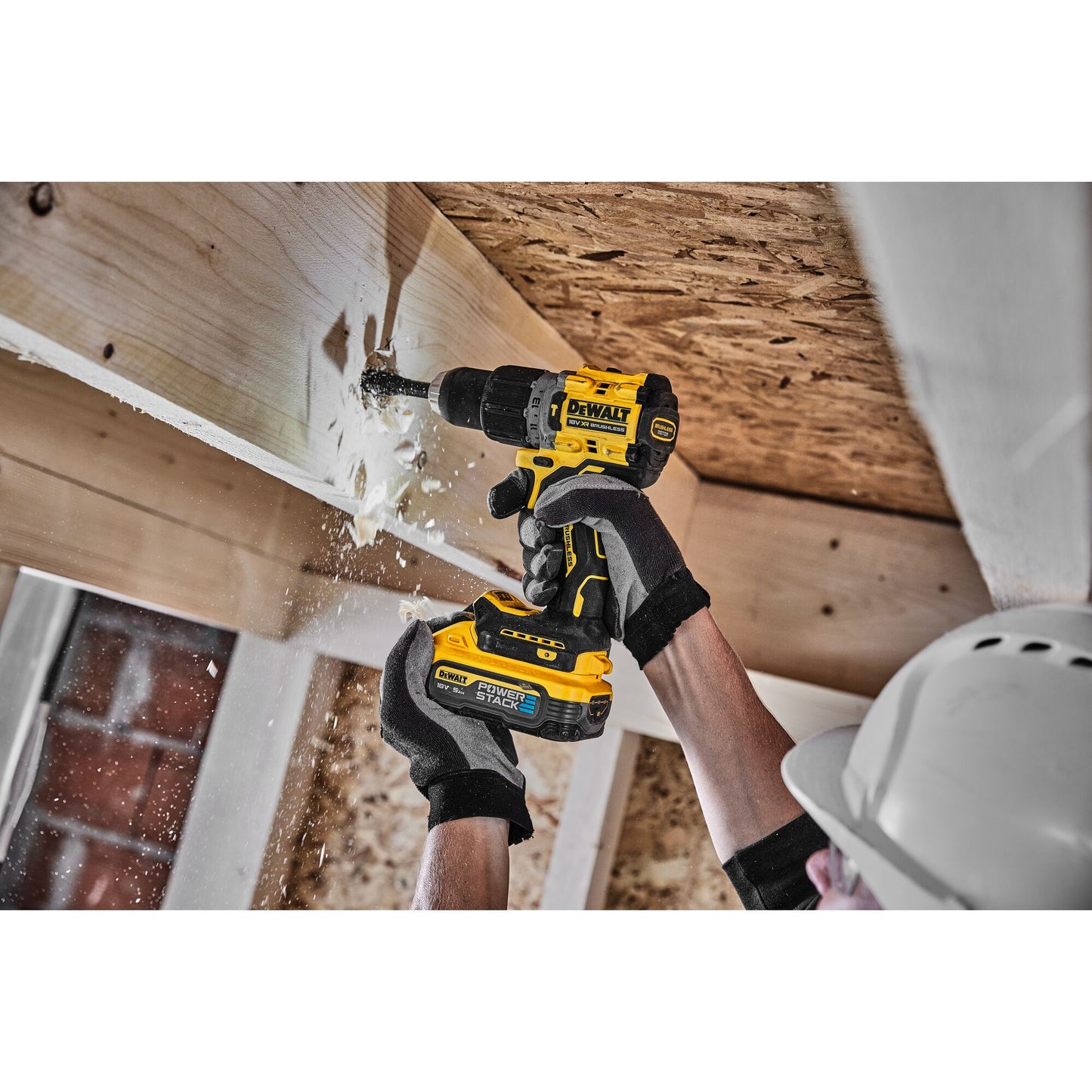 DEWALT DCD805H2T-QW Akku-Schlagbohrschrauber, 2 Akkus Powerstack 18V 5,0Ah