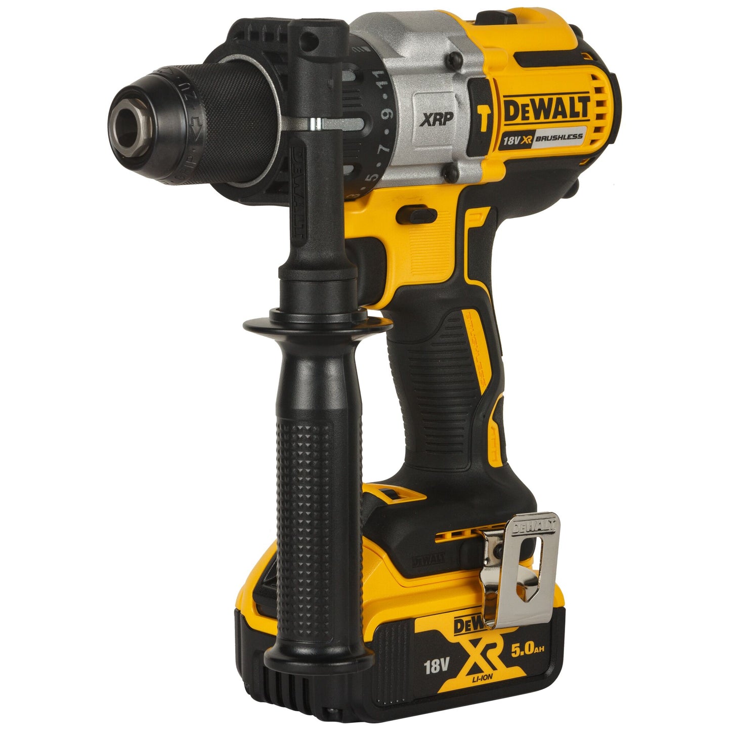 DEWALT DCD996P2-QW Trapano avvitatore XRP con percussione e 2 batterie 18v 5.0Ah, motore brushless