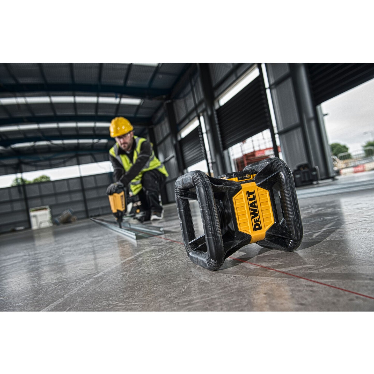 DEWALT DCE079D1R-QW Laser rotante 1 batteria 18V 2.0Ah, raggio rosso