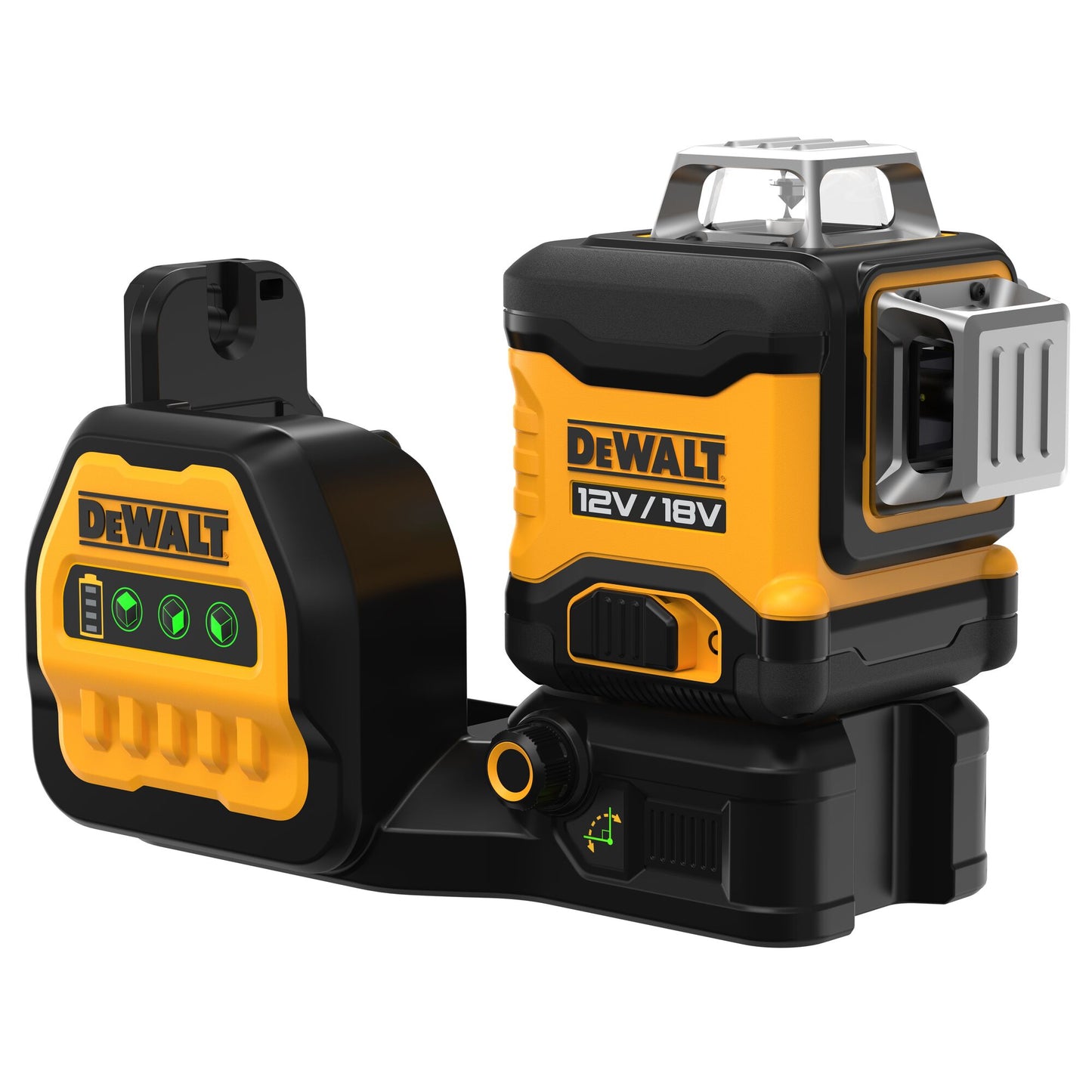 DEWALT DCE089NG18-XJ Laser multilinea con raggio verde3X360°, senza batterie e caricabatterie.
