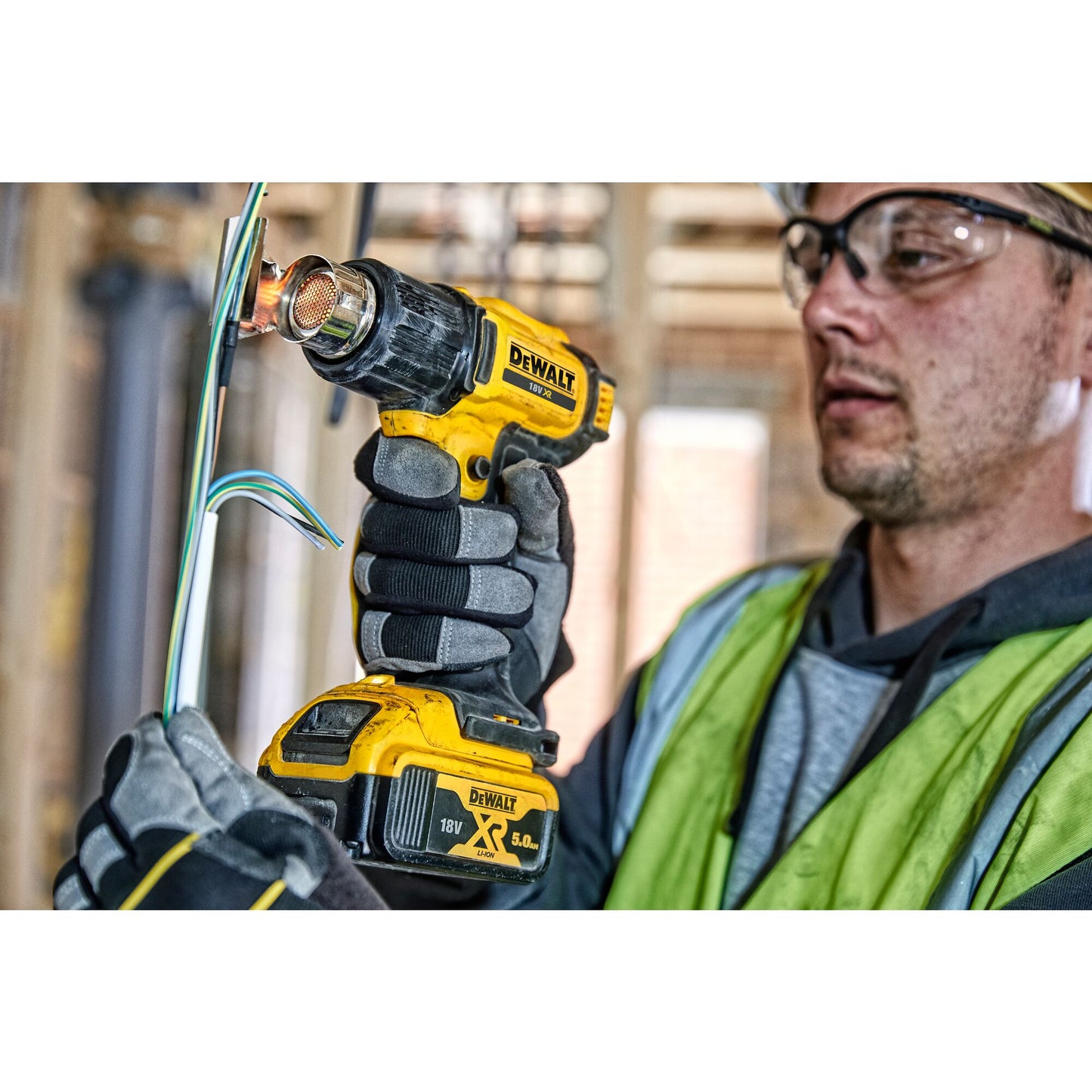 DEWALT DCE530N-XJ Pistola termica XR 18V, senza batterie e caricabatteria