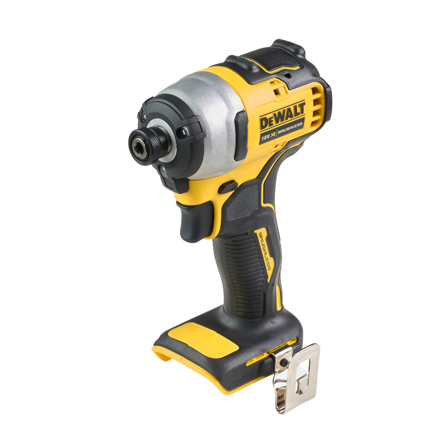 DEWALT DCK2062M2T-QW 18V XR Brushless Twin Kit: Compact Hammer Drill Driver DCD709 + 1/4" Impact Driver DCF809 + 2 x 18V 4.0Ah Batteries