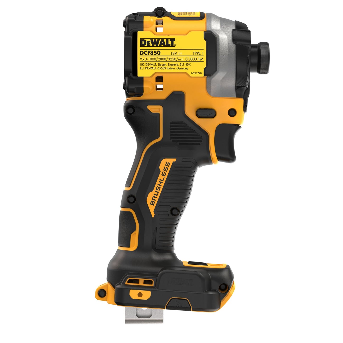 DEWALT DCF850N-XJ Avvitatore impulsi 1/4" compatto XR 18V, senza batteria ne caricabatteria