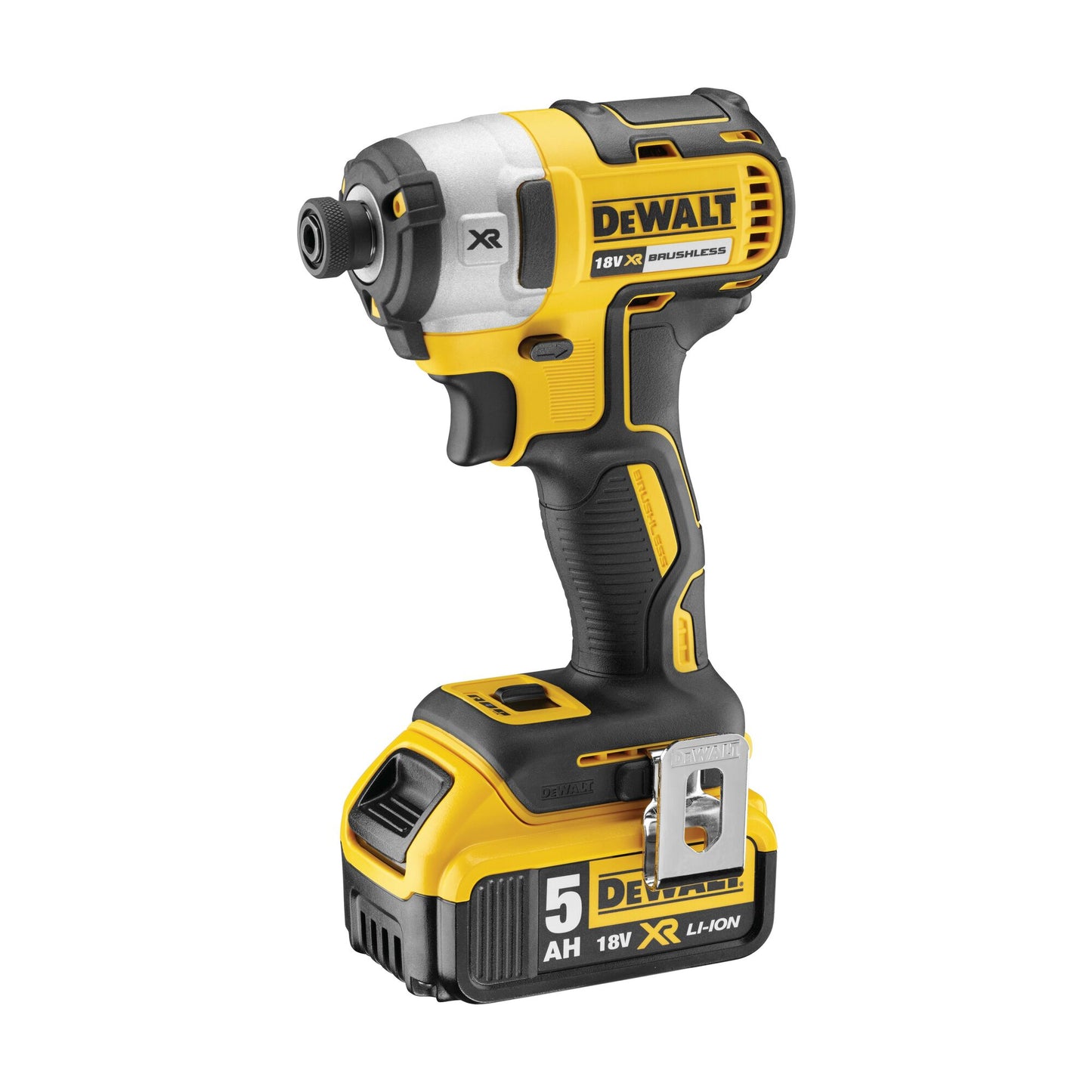 DEWALT DCF887P2-QW Avvitatori ad impulsi 2 batterie 18V 5.0Ah , 1/4”