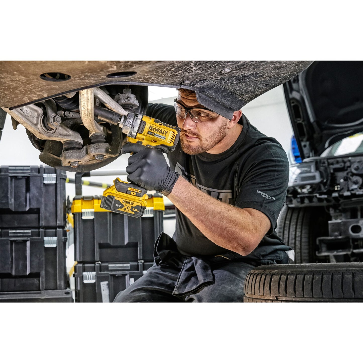 DEWALT DCF894P2-QW Llave de Impacto sin escobillas XR 18V 1/2" con 2 baterías Li-Ion 5,0Ah