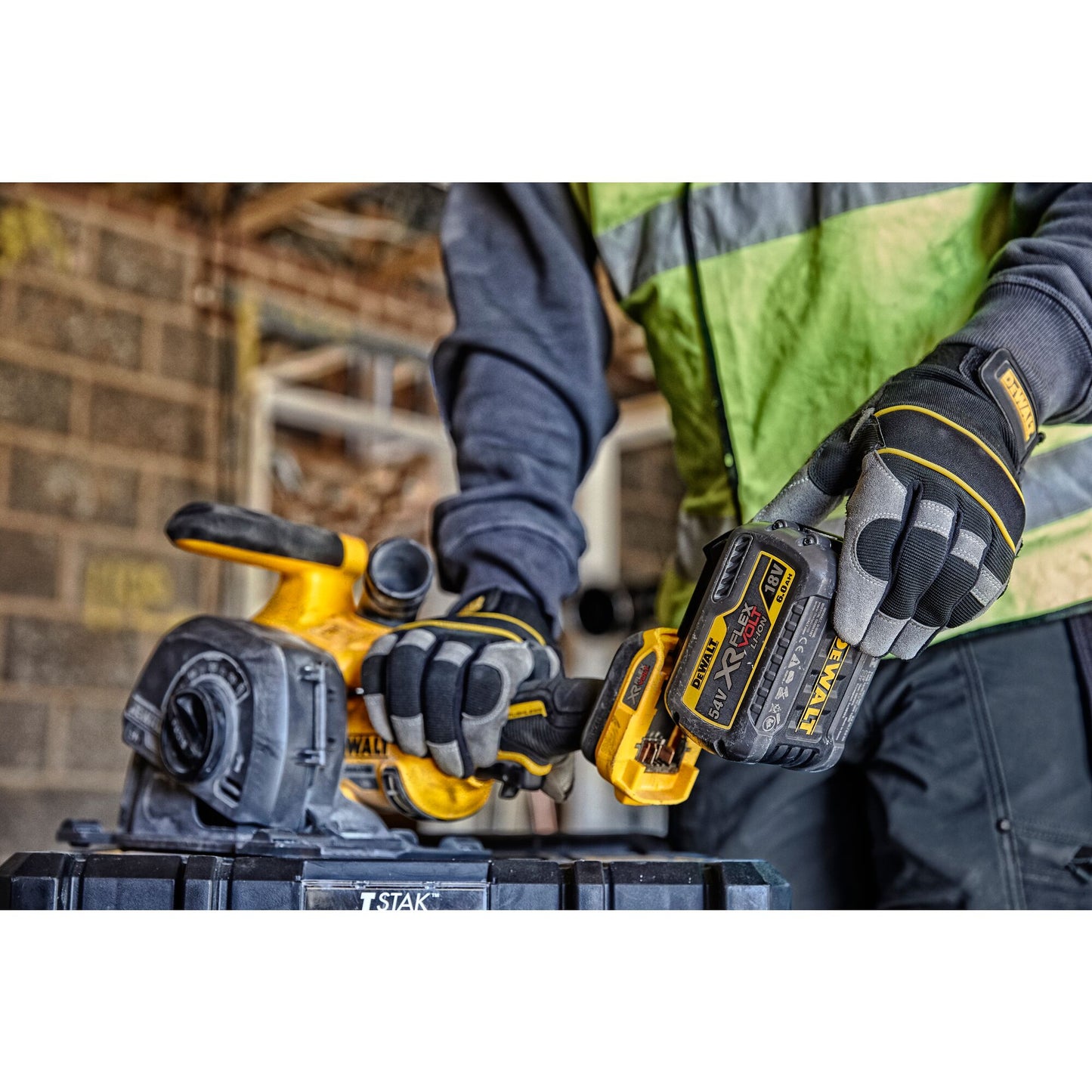 DEWALT DCG200T2-QW Scanalatrice con 2 batterie XR Flexvolt 54V 6.0Ah