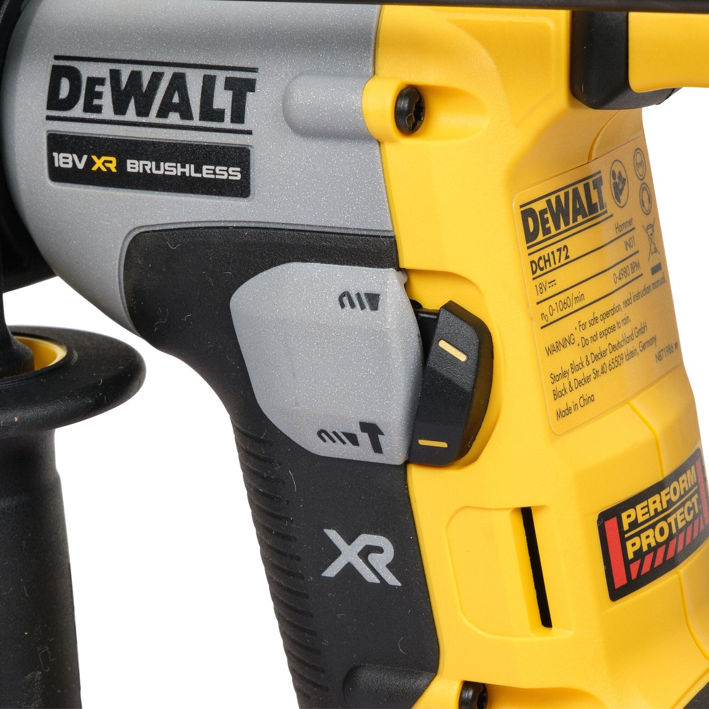 DEWALT DCH172NT-XJ 18V XR Brushless SDS-Plus Hammer Drill - Bare Unit