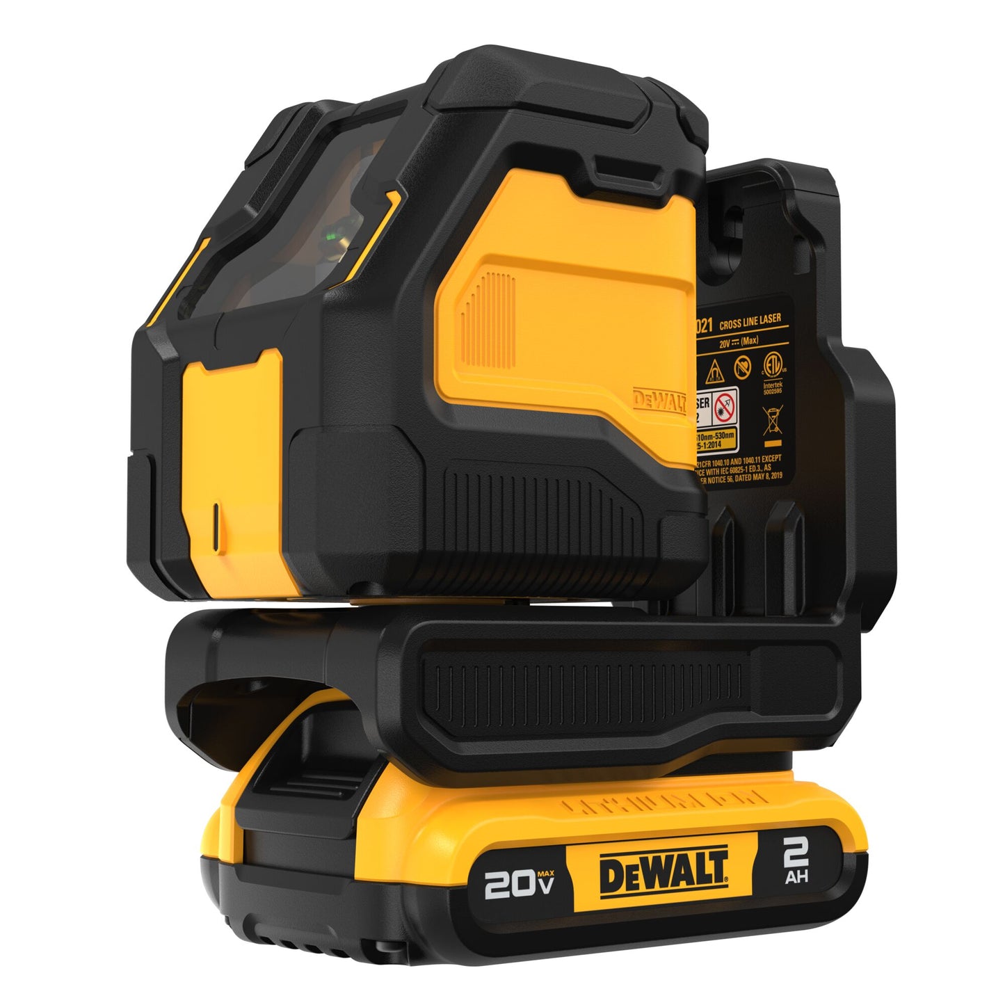 DEWALT DCLE34021D1-QW 18V Green Cross Line Laser with 1 x 2.0Ah Lithium Ion battery