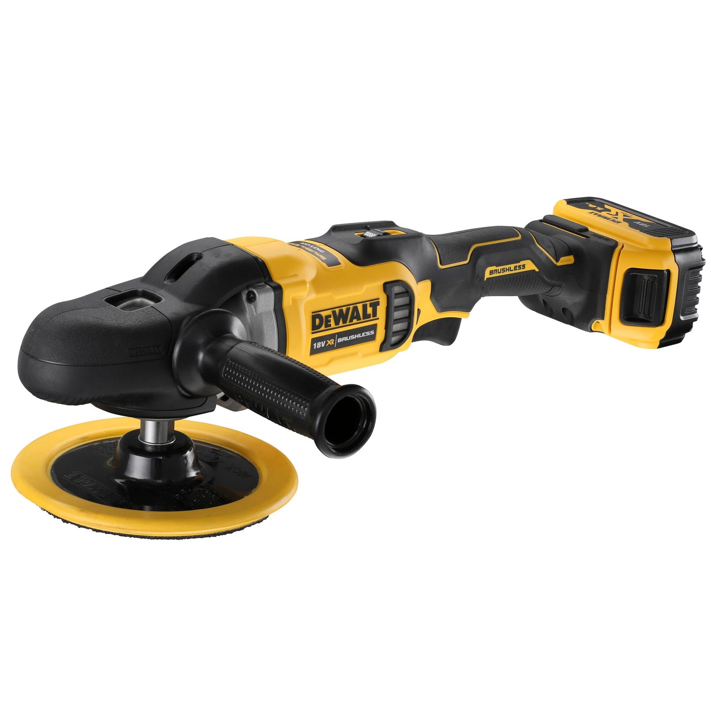 DEWALT DCM849P2-QW Lucidatrice rotativa con 2 batterie XR 18V 5.0Ah