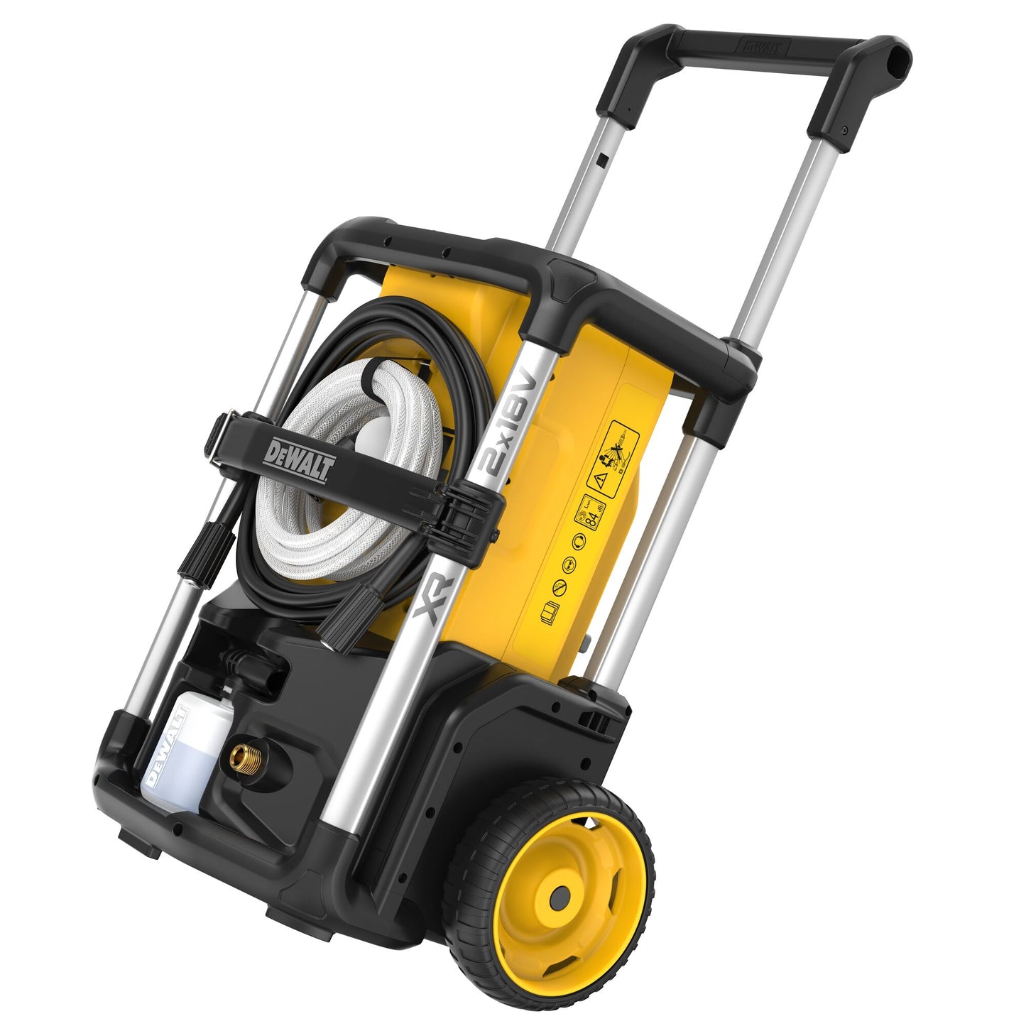 DEWALT DCMPW1600N-XJ Idropulitrice 2x18V 3 velocità 70-85-110 bar, unità senza batteria e caricabatterie
