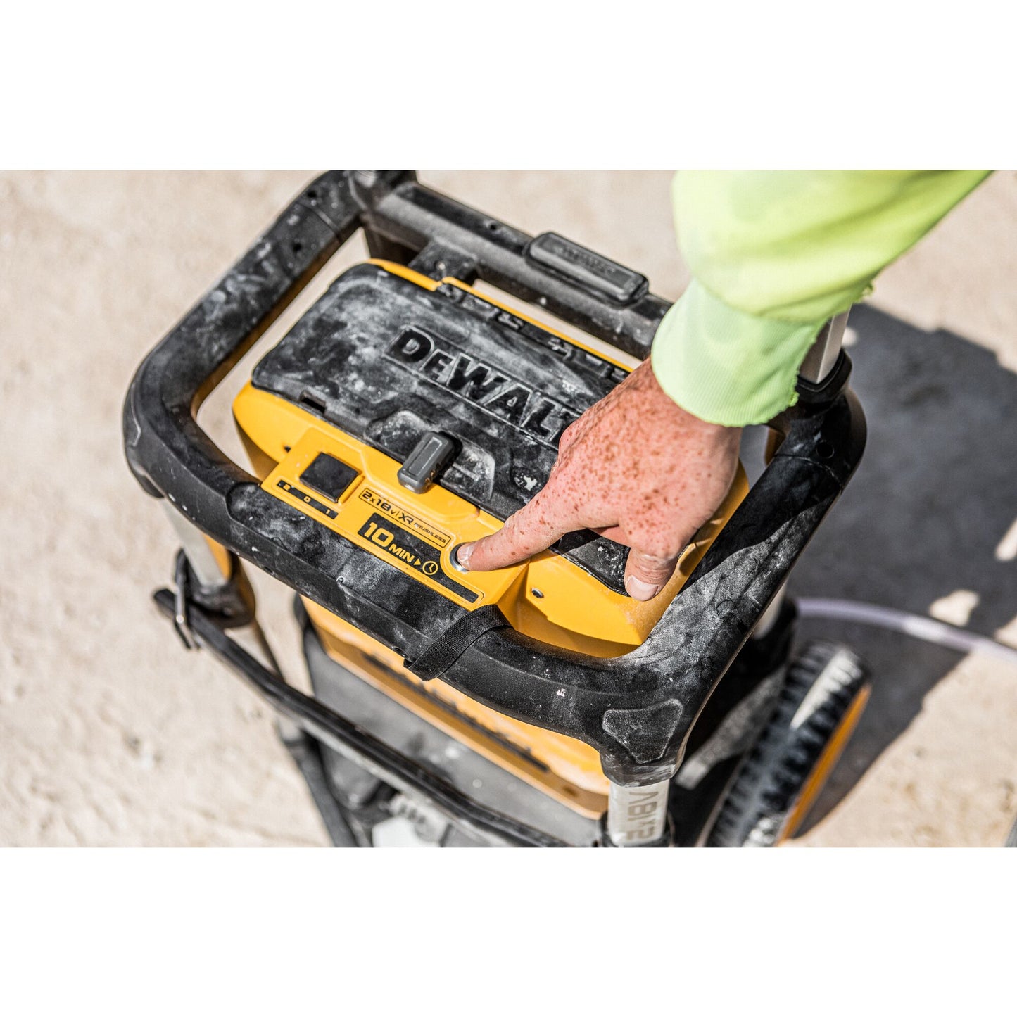DEWALT DCMPW1600N-XJ Idropulitrice 2x18V 3 velocità 70-85-110 bar, unità senza batteria e caricabatterie