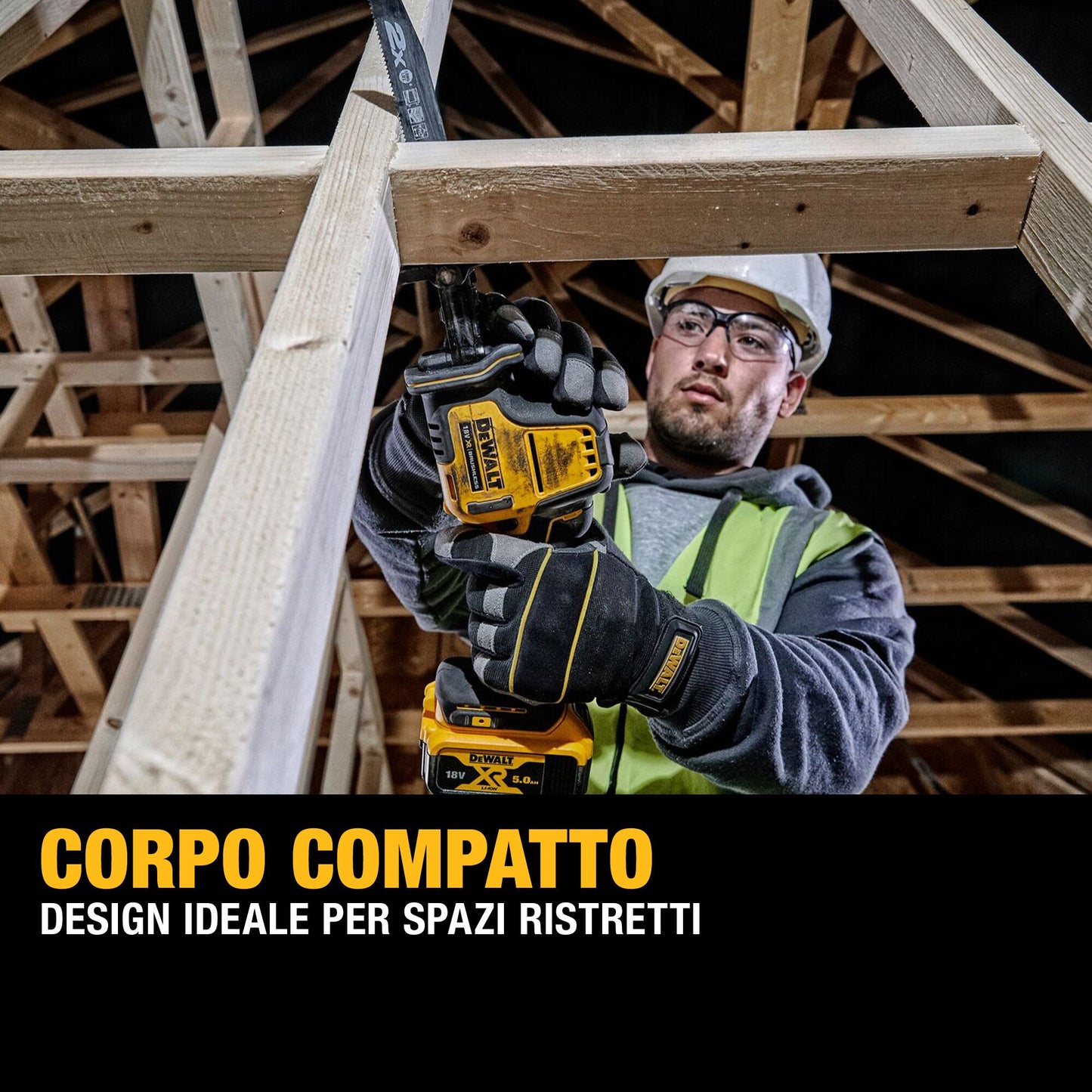 DEWALT DCS369NT-XJ 18V XR Brushless Compact Reciprocating Saw - Bare unit