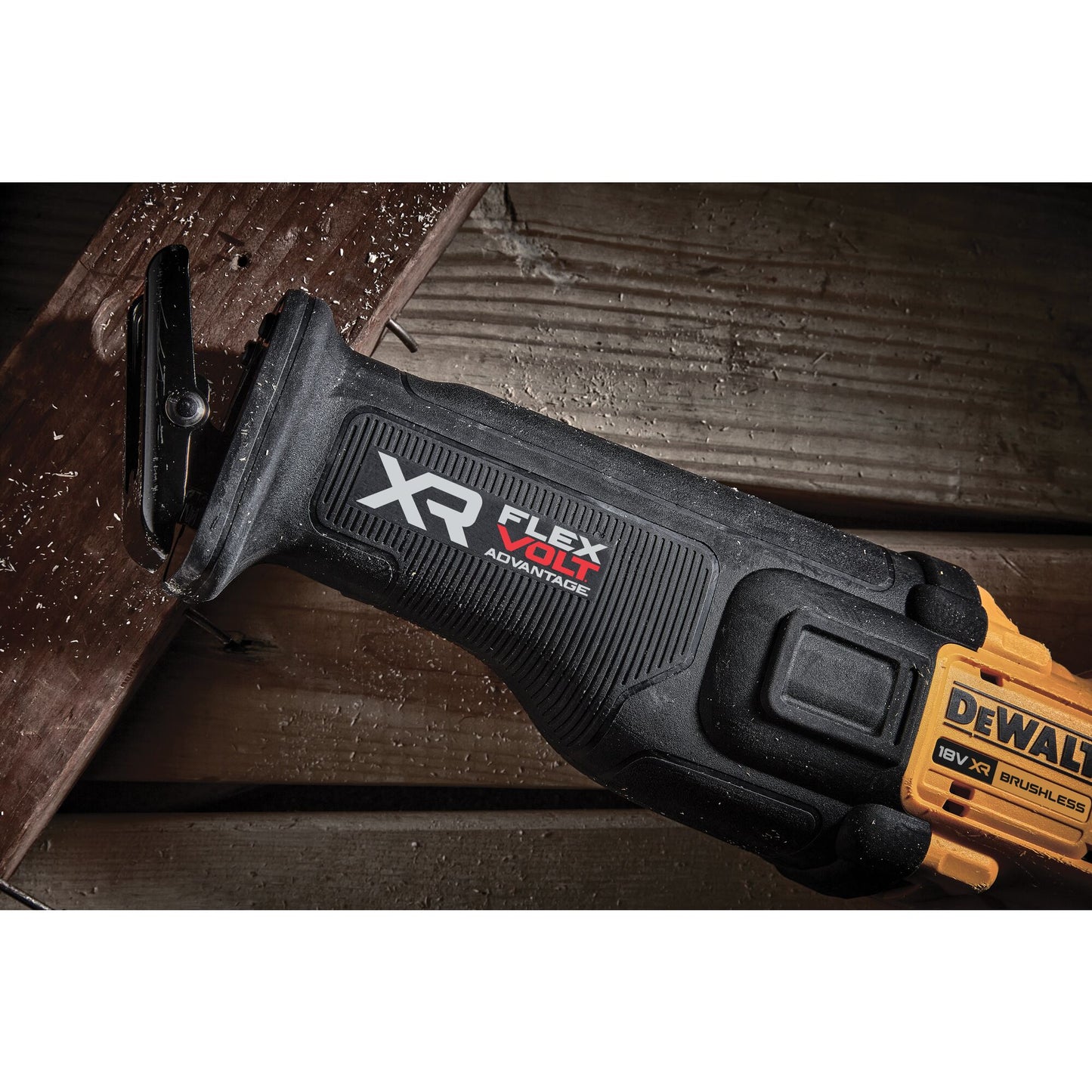 DEWALT DCS386NT-XJ Sierra Sable Compacta sin escobillas 18V FLEXVOLT, sin baterías/cargador