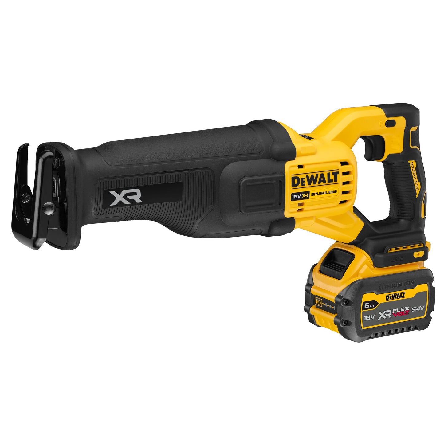 DEWALT DCS386T1-QW 18/54V XR Recip Saw with 1 x 6Ah Flexvolt Battery