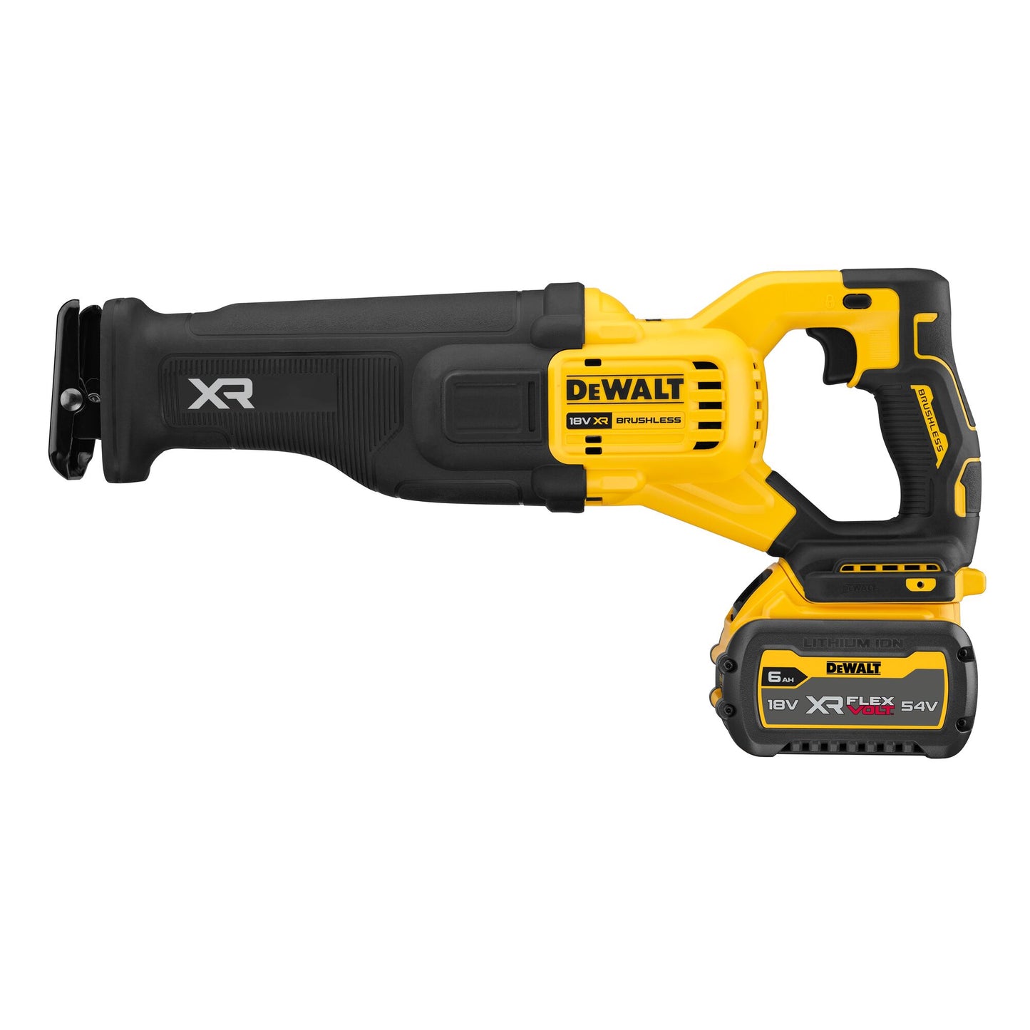 DEWALT DCS386T1-QW 18/54V XR Recip Saw with 1 x 6Ah Flexvolt Battery