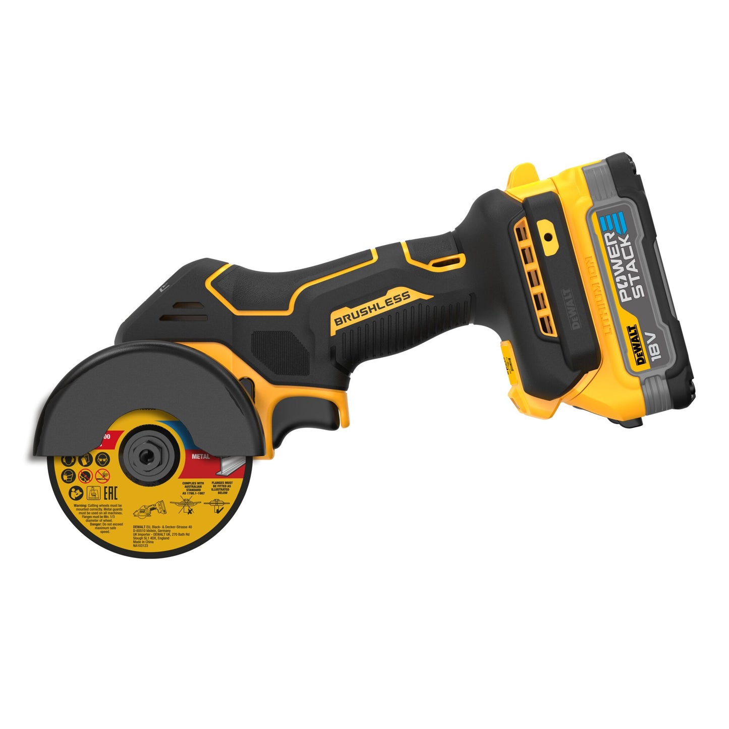 DEWALT DCS438E2T-QW Minitroncatrice brushless 2 batterie 18V Powerstack