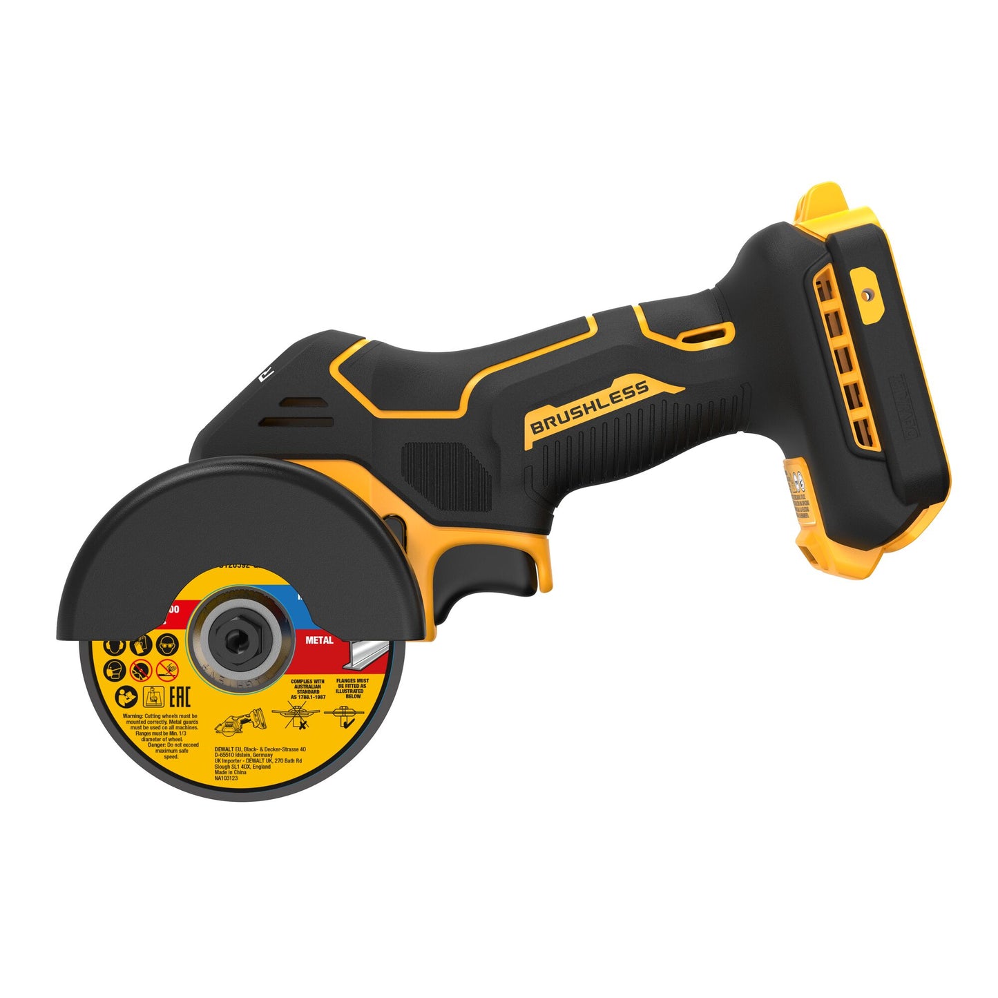 DEWALT DCS438N-XJ 18V Akku-Multimaterialschneider 76mm, ohne Akku und Ladegerät