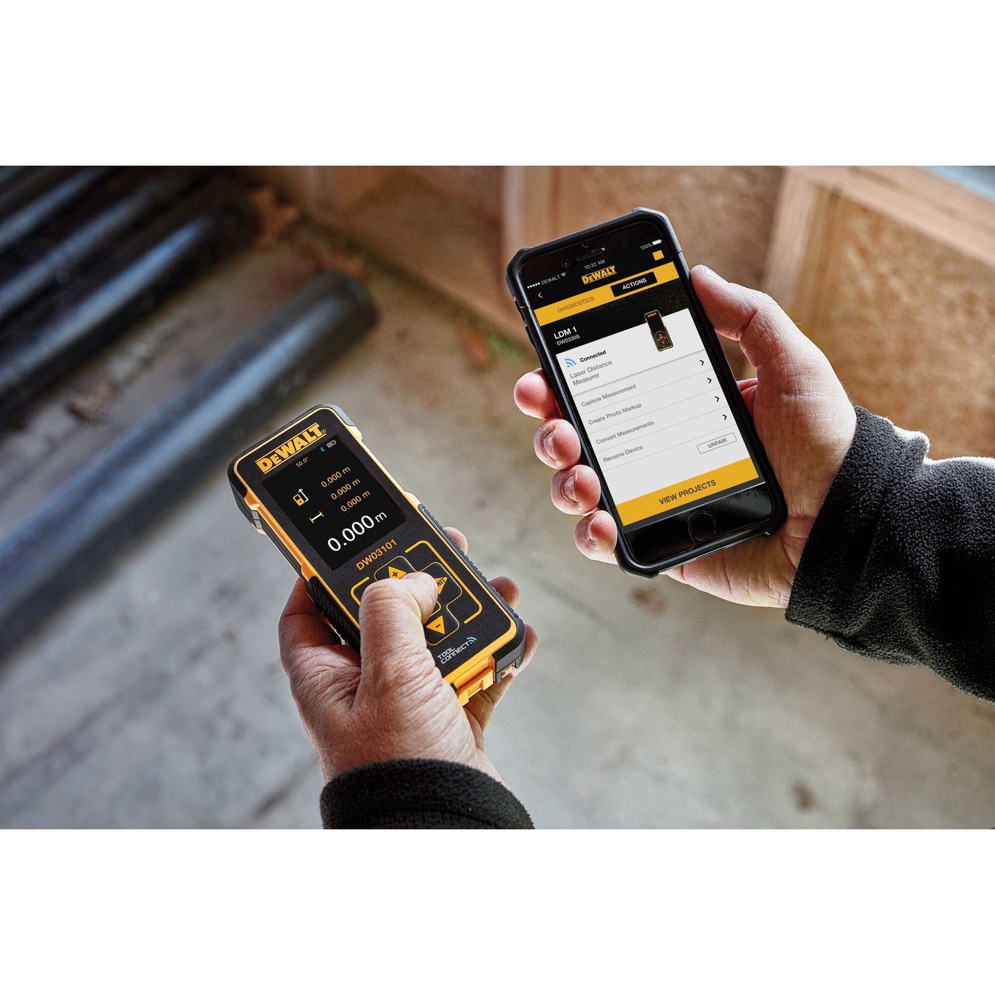 DEWALT DW03101-XJ Misuratore di distanze Laser 100 metri