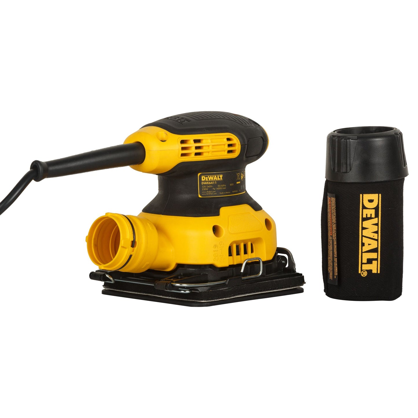 DEWALT DWE6411-QS Levigatrice orbitale ¼ foglio 230W