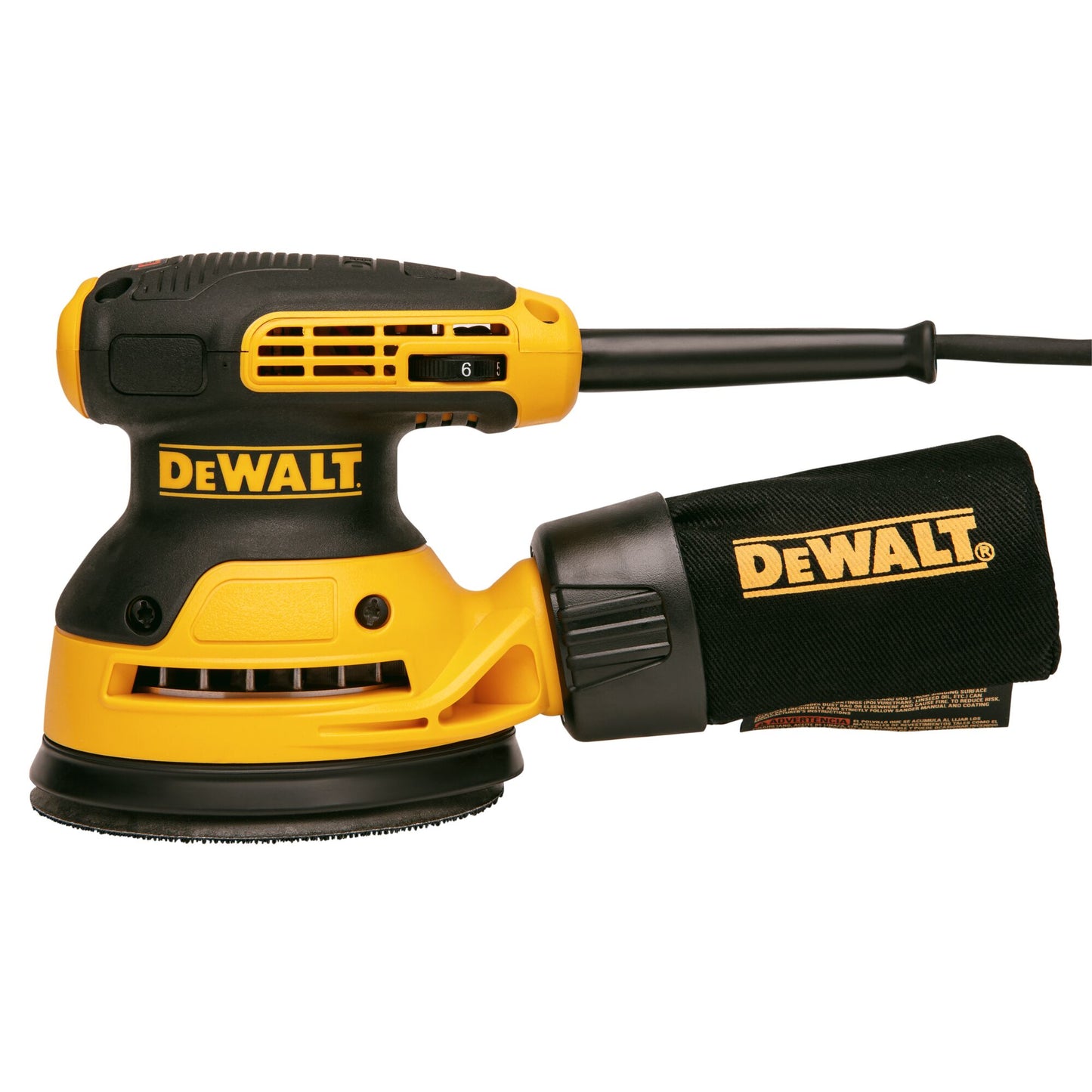 DEWALT DWE6423-QS Levigatrice roto-orbitale 125mm 280W