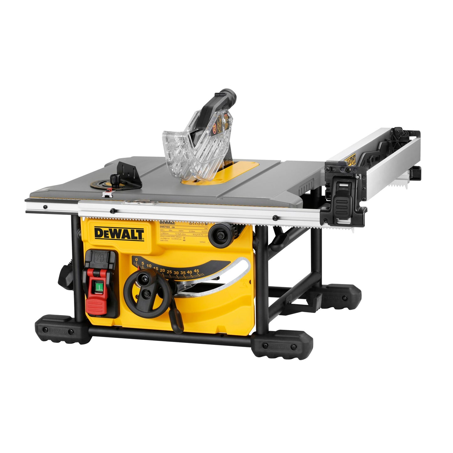 DEWALT DWE7485-QS Sega a banco compatta motore universale a spazzole