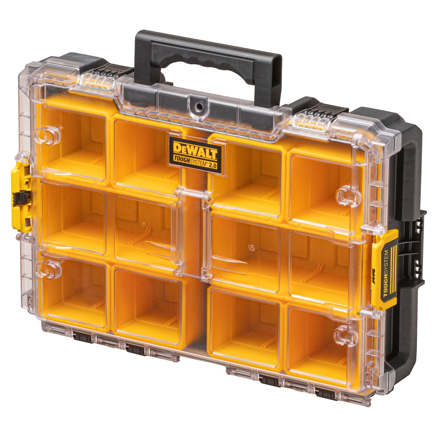 DEWALT DWST83394-1 Toughsystem 2.0 organiser con coperchio trasparente