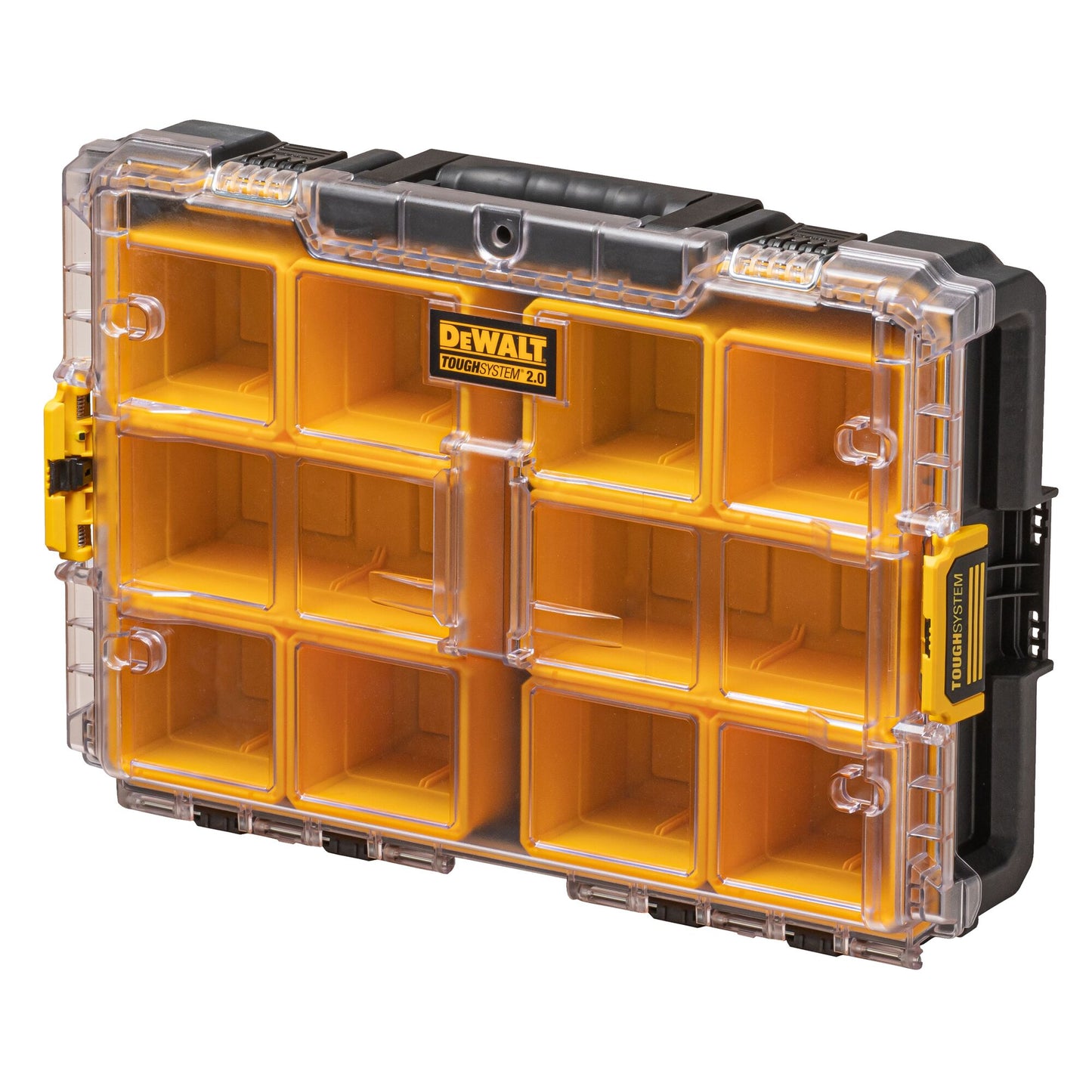 DEWALT DWST83394-1 Toughsystem 2.0 organiser con coperchio trasparente