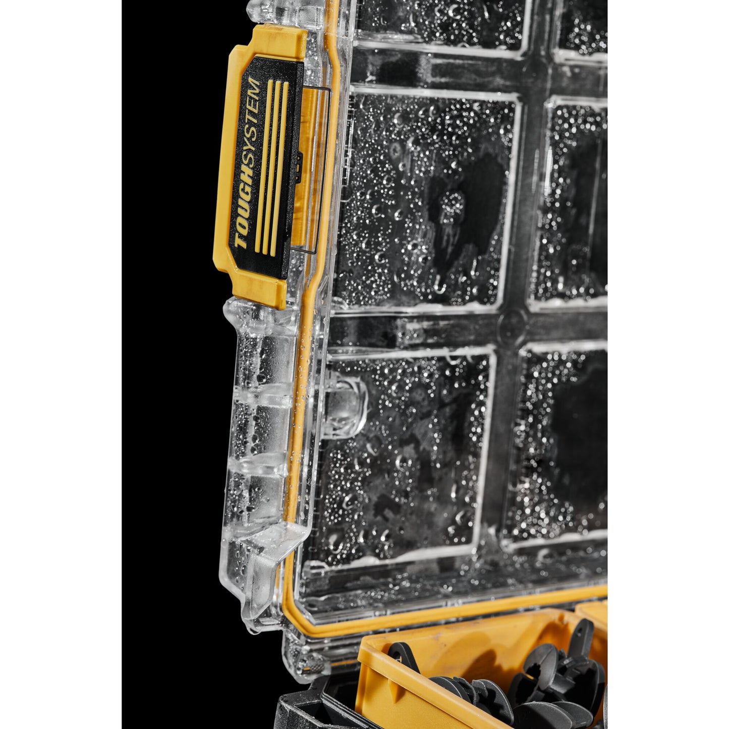 DEWALT DWST83394-1 Toughsystem 2.0 organiser con coperchio trasparente