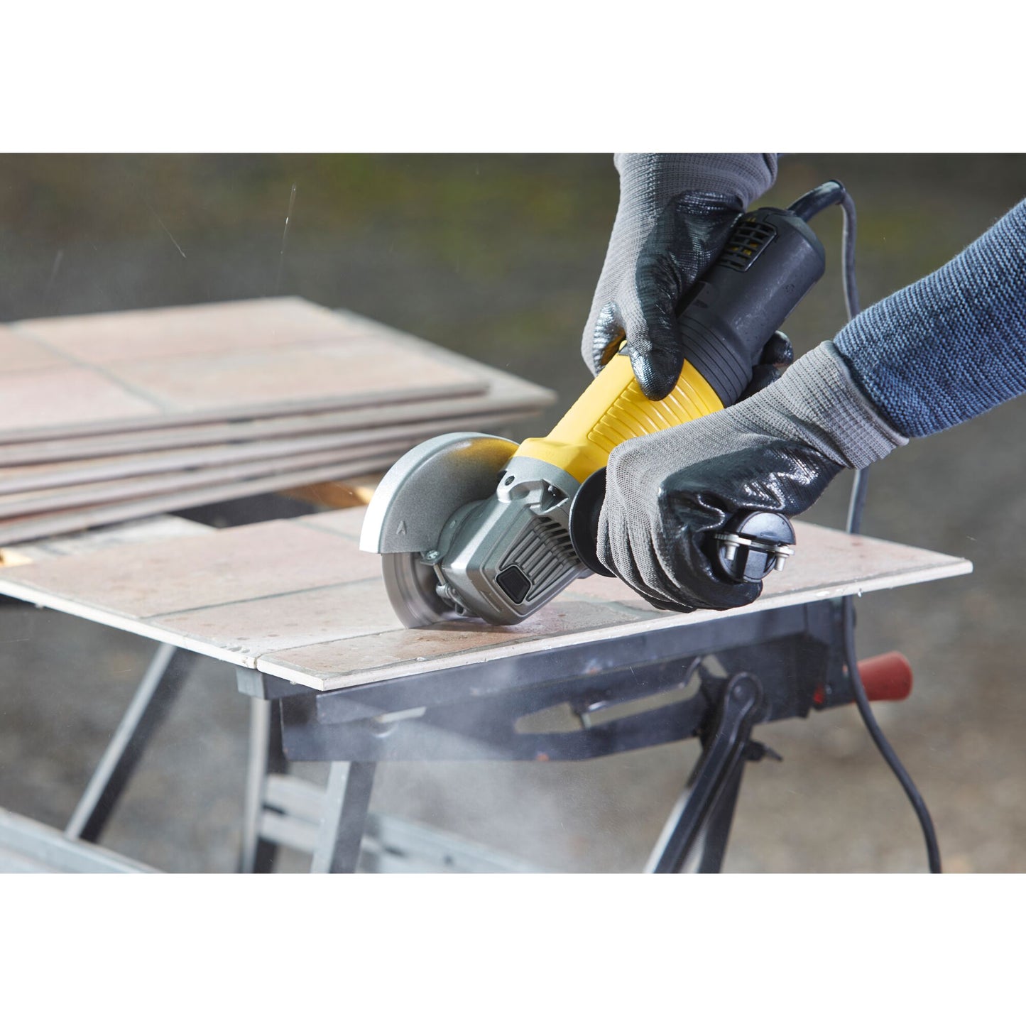 STANLEY FATMAX FMEG210K-QS Smerigliatrice angolare 115mm 850W in Valigetta
