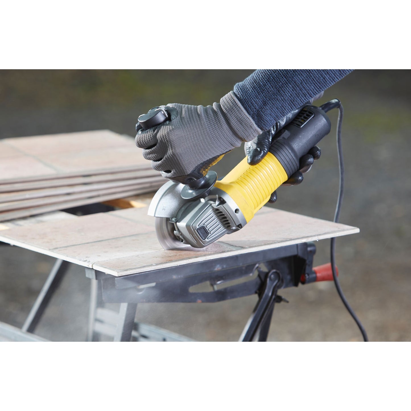 STANLEY FATMAX FMEG210K-QS Smerigliatrice angolare 115mm 850W in Valigetta