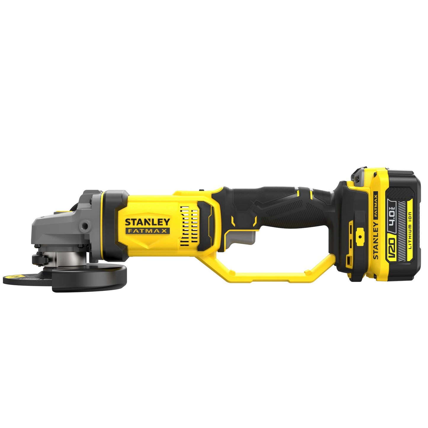 STANLEY FATMAX SFMCG400M2K-QW Smerigliatrice angolare V20, 2 batterie 18V 4.0Ah