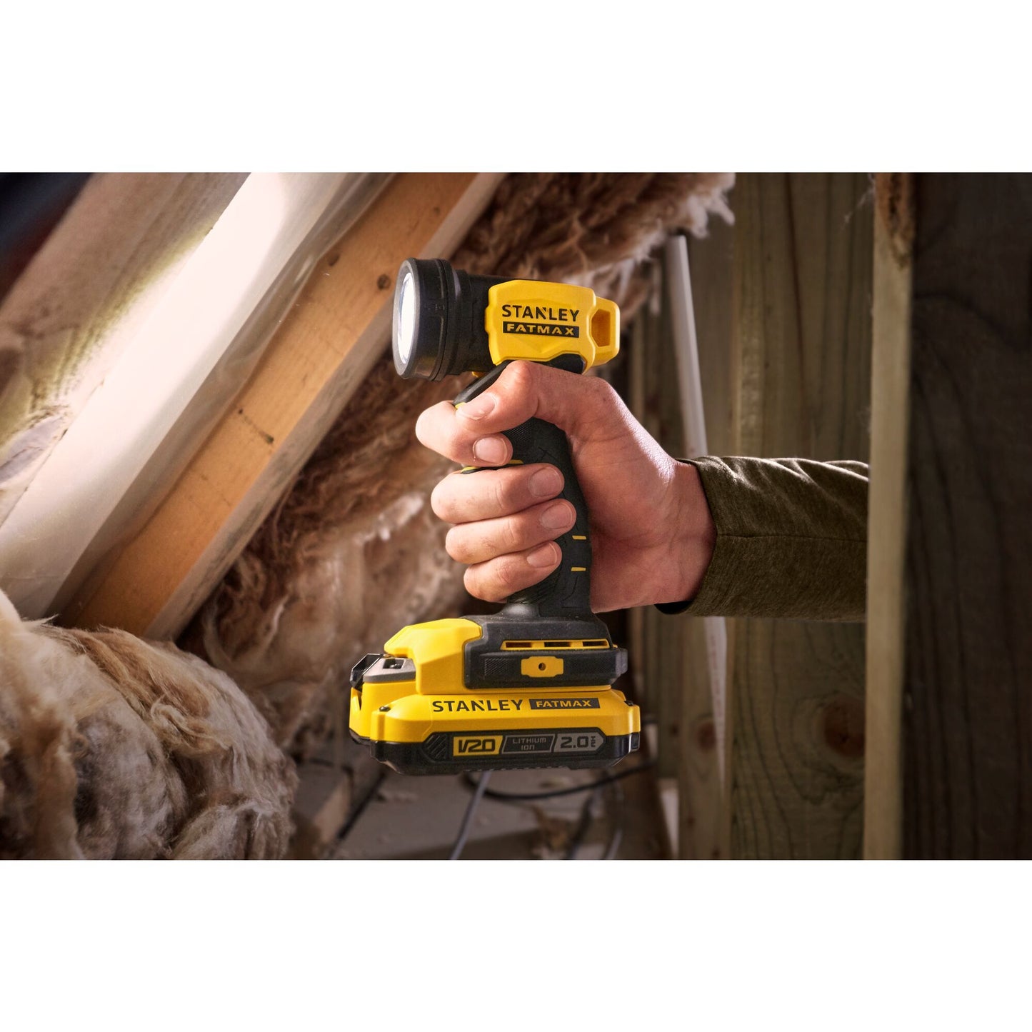 STANLEY FATMAX SFMCL020B-XJ Torcia LED V20, senza batterie e caricabatteria