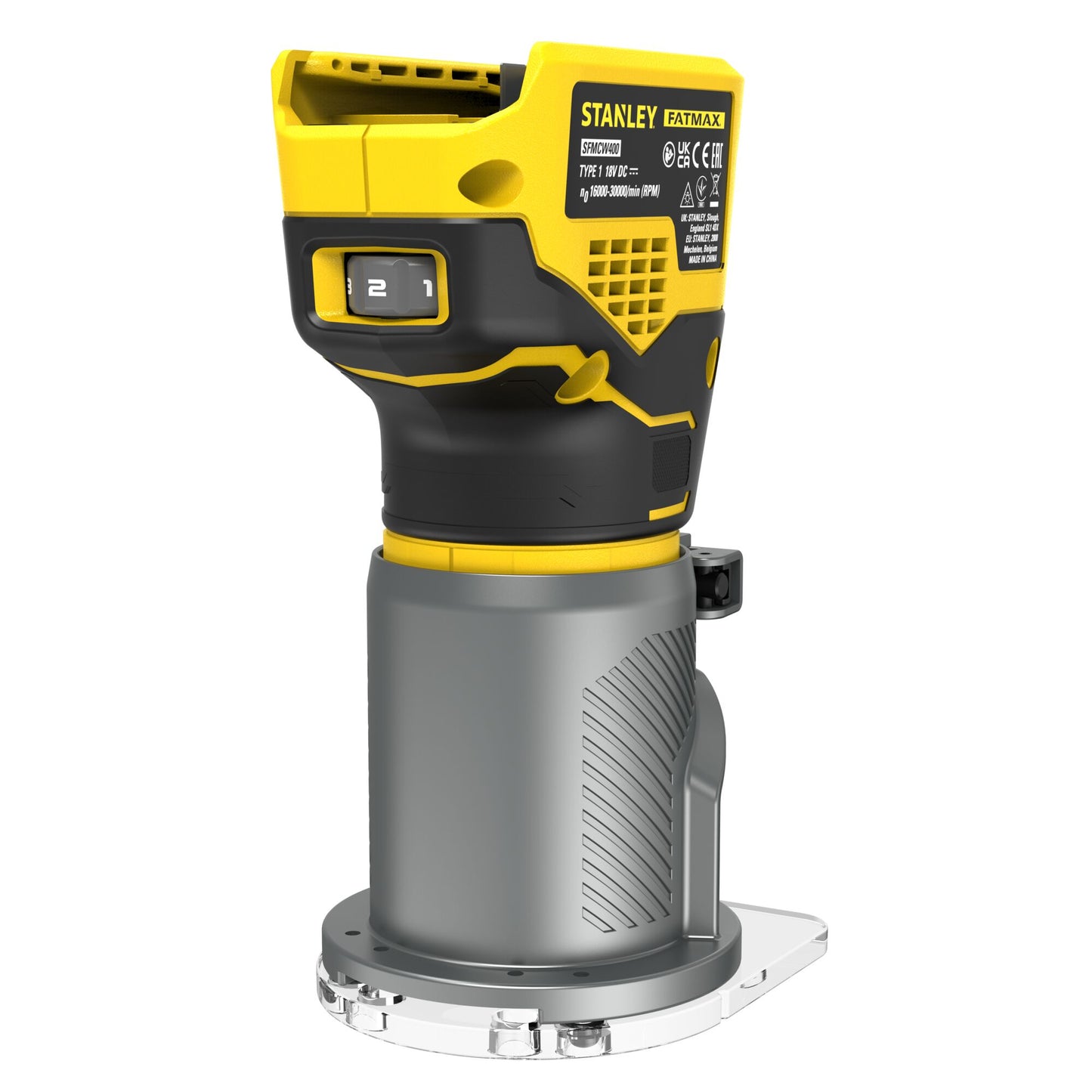 STANLEY FATMAX SFMCW400B-XJ Elettrofresatrice brushless V20, senza batterie e caricabatteria