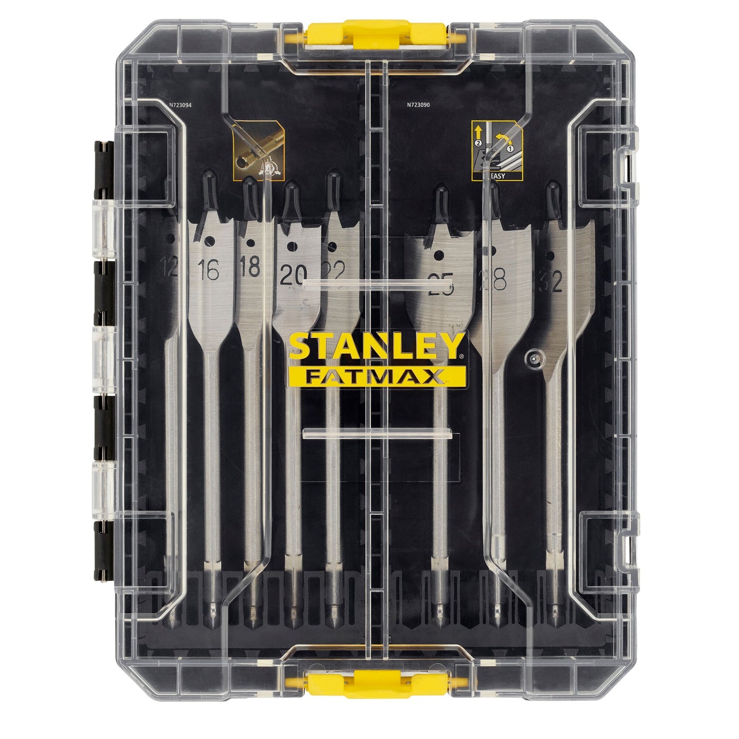 Stanley Fatmax STA88556-XJ Set 8 punte piatte 12-32mm