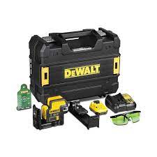 DEWALT DCE0825D1G-QW Tracciatore laser con raggio verde a 5 punti con 1 batteria 10.8V 2.0Ah, classe 2