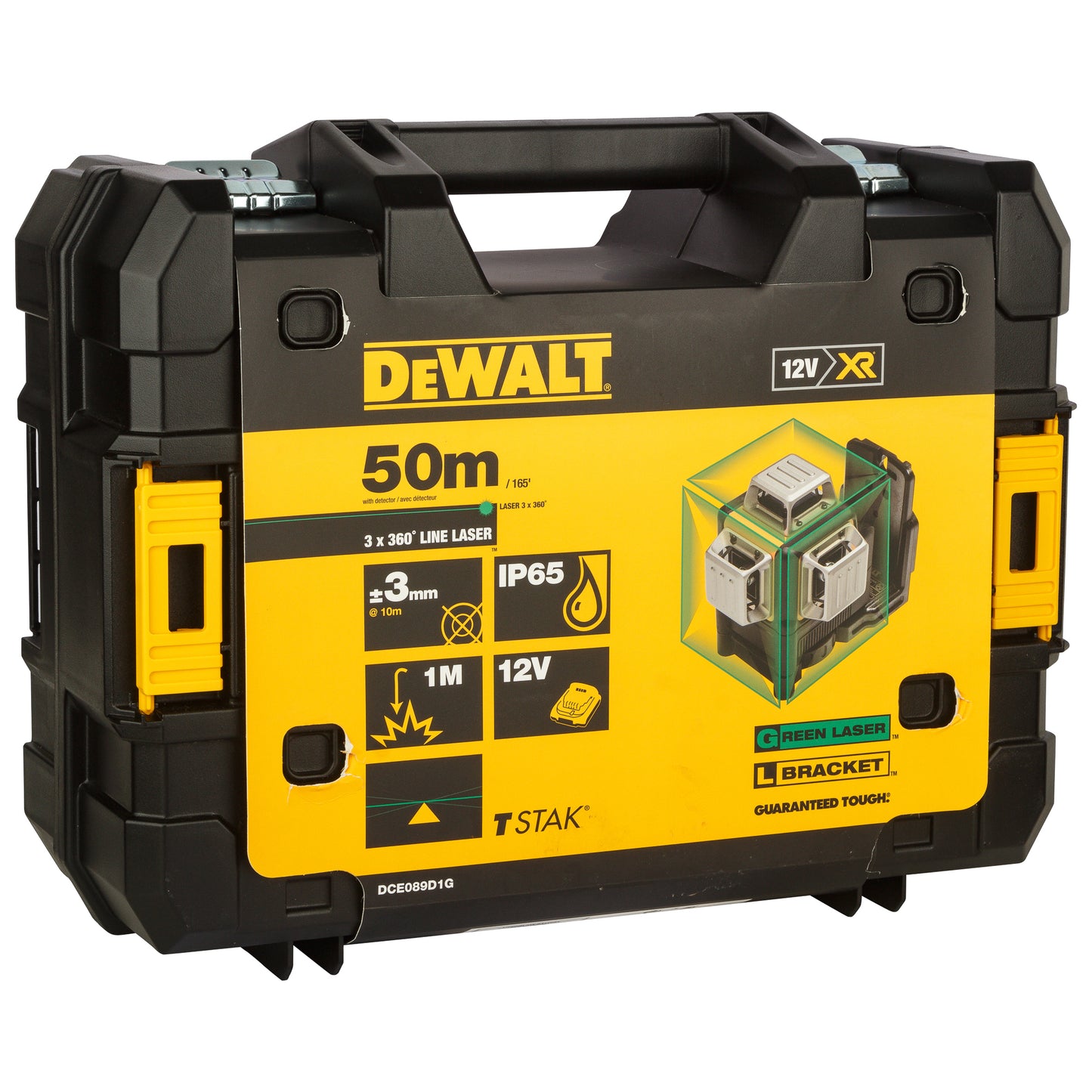 DEWALT DCE089D1G-QW Tracciatore linee laser 10,8v - raggio verde