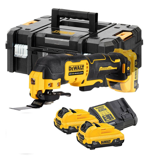 DEWALT DCS353D2-QW Utensile multifunzione con 2 batterie XR 12V 2.0Ah