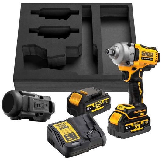 DEWALT DCF891P2G-QW Avvitatore ad impulsi alta potenza 2 batterie 18v 5.0Ah serie G 1/2"