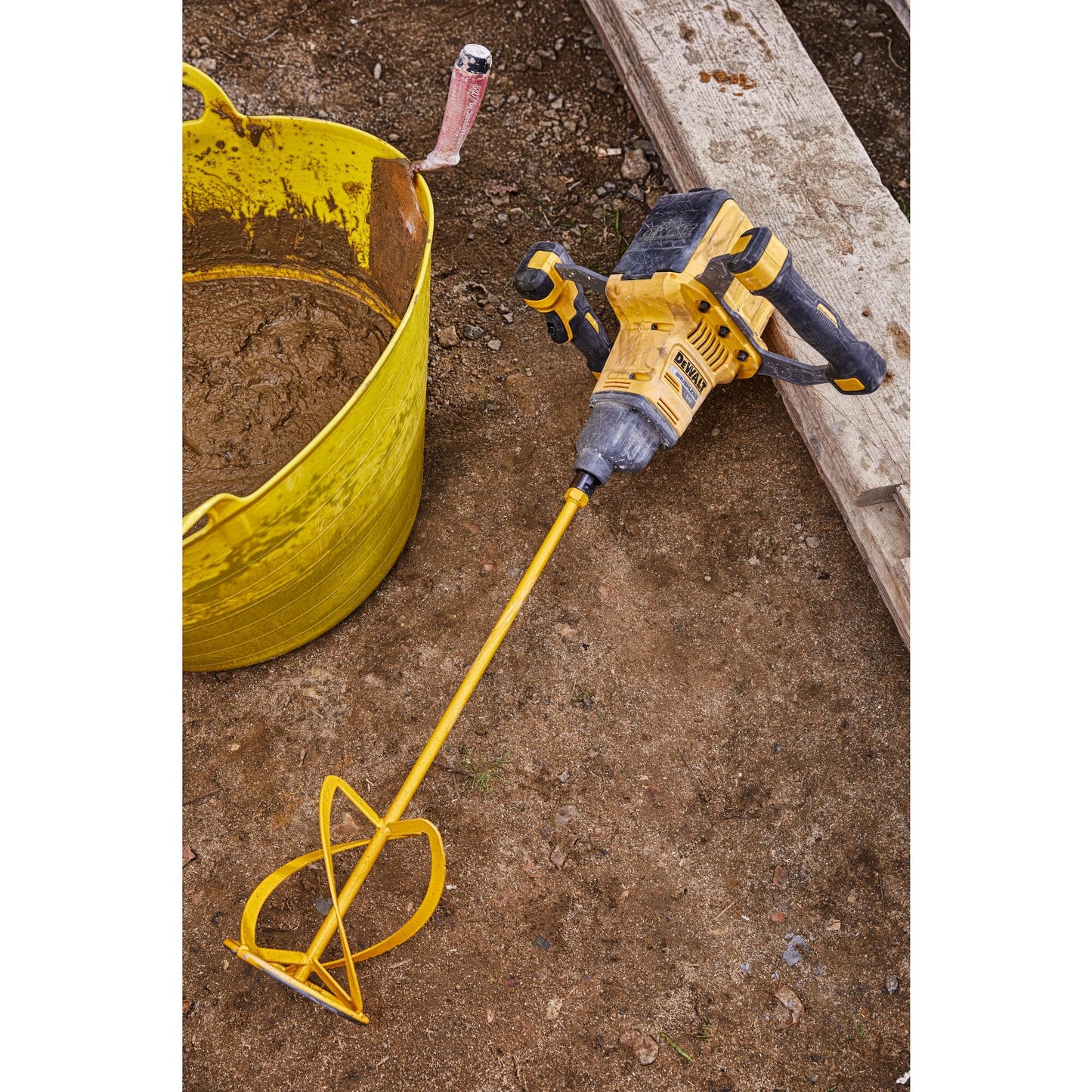 DEWALT DCD240X2-QW Malaxeur à double manivelle 2 batterie XR Flexvolt 54V 9.0Ah