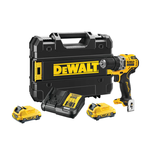 DEWALT DCD701D2-QW Akku-Schlagbohrschrauber, 2 Akkus 12v 2.0Ah