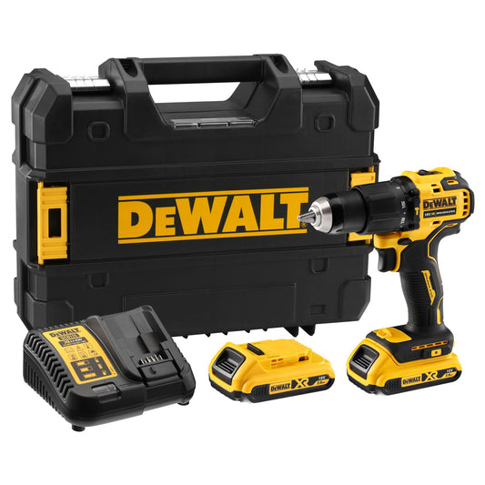 DEWALT DCD709D2T-QW Trapano avvitatore con percussione XR 2 batterie 18v 2.0ah