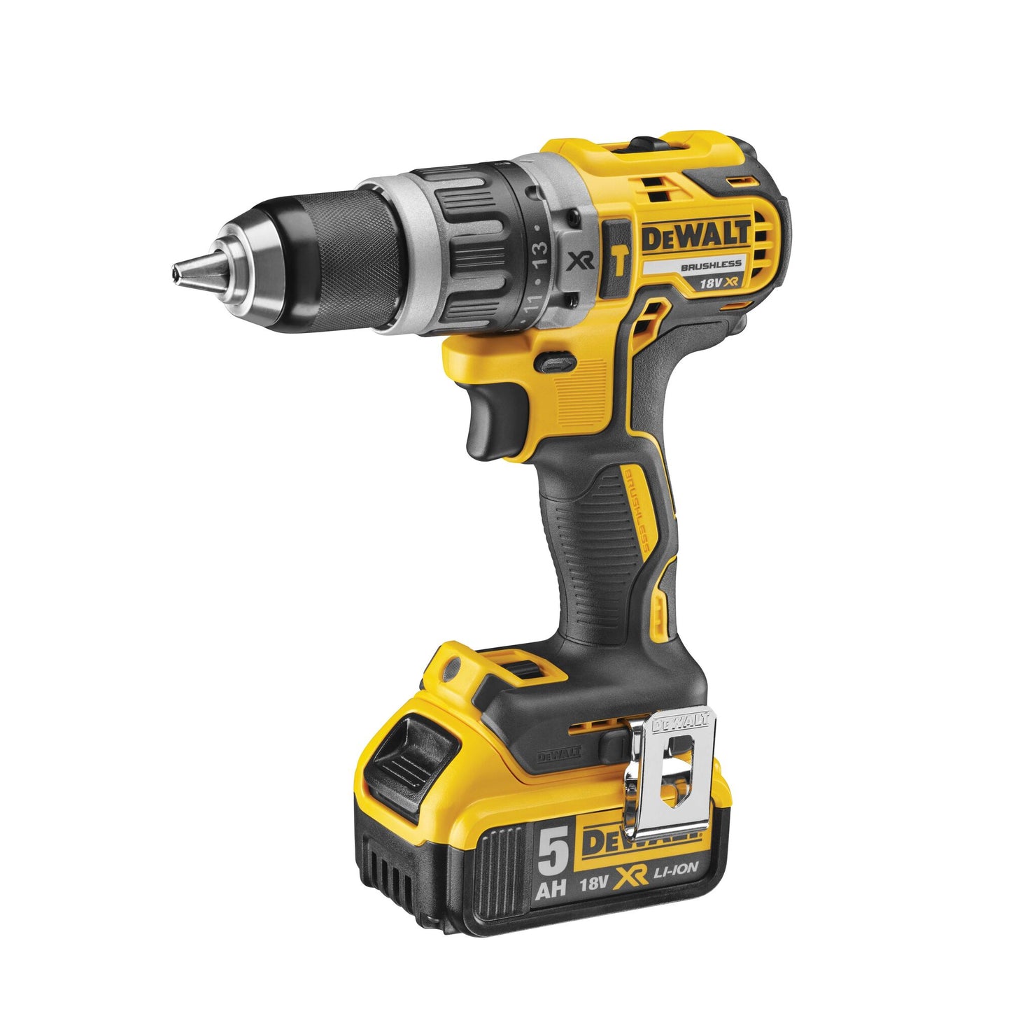 DEWALT DCD796P2-QW Akku-Schlagbohrschrauber (bürstenlos). 2 Akkus 18V 5.0Ah